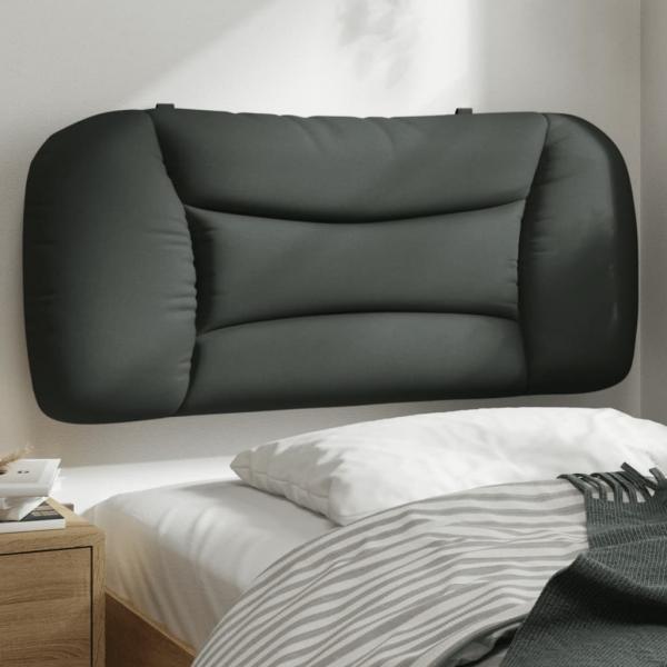 ARDEBO.de - Kopfteil-Kissen Dunkelgrau 90 cm Stoff