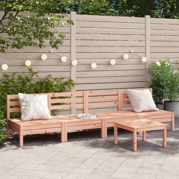 ARDEBO.de - Gartensofas ohne Armlehnen 4 Stk. Massivholz Douglasie