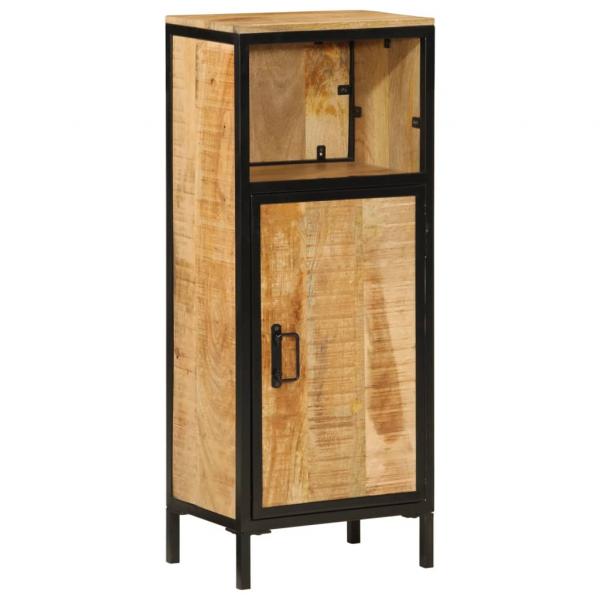 ARDEBO.de - Badschrank 40x27x90 cm Massivholz Mango und Eisen