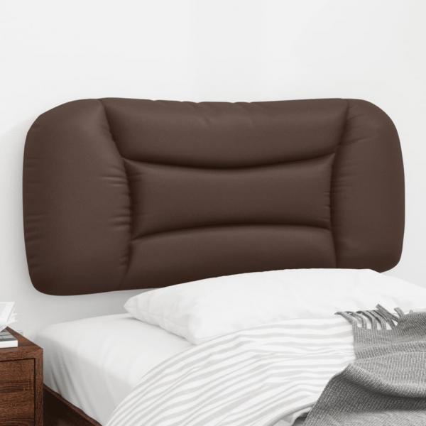 ARDEBO.de - Kopfteil-Kissen Braun 90 cm Kunstleder