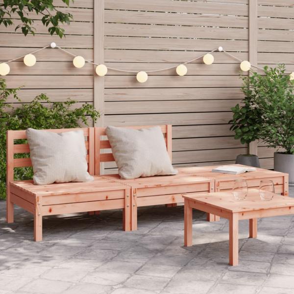 ARDEBO.de - Gartensofa 3-Sitzer Massivholz Douglasie