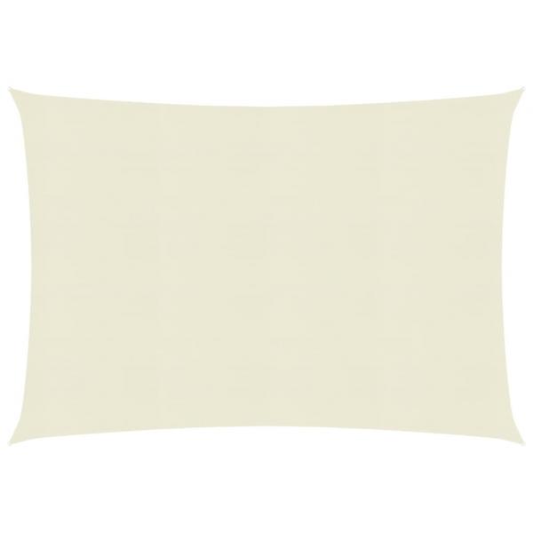 ARDEBO.de - Sonnensegel 160 g/m² Creme 2,5x3 m HDPE 