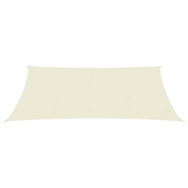 Sonnensegel 160 g/m² Creme 2,5x3 m HDPE 