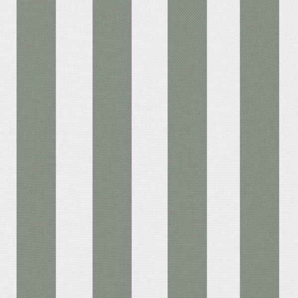 Gartenkissen 2 Stk. Streifenmuster 60 x 40 cm Grau