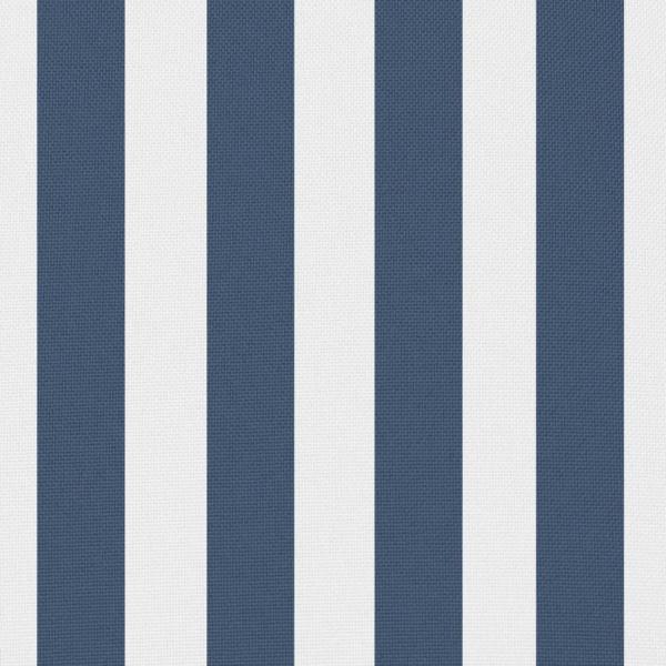 Gartenkissen 4 Stk. Streifenmuster 45 x 45 cm Marineblau