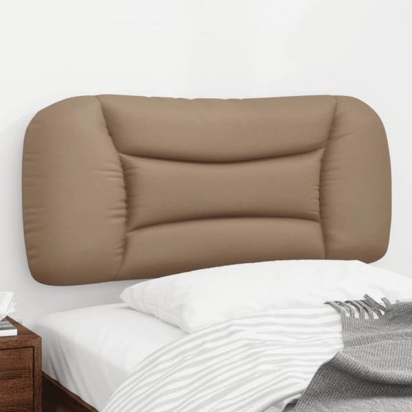 ARDEBO.de - Kopfteil-Kissen Cappuccino-Braun 80 cm Kunstleder