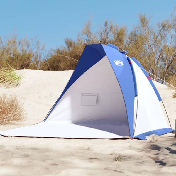 ARDEBO.de - Strandzelt Azurblau 268x223x125 cm 185T Polyester