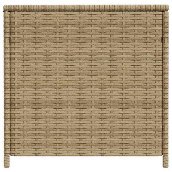Gartentruhe Beige 469L Poly Rattan