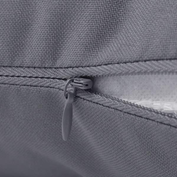 Gartenkissen 2 Stk. 60 x 40 cm Grau