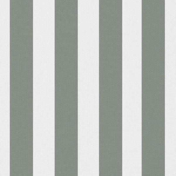 Gartenkissen 2 Stk. Streifenmuster 45 x 45 cm Grau