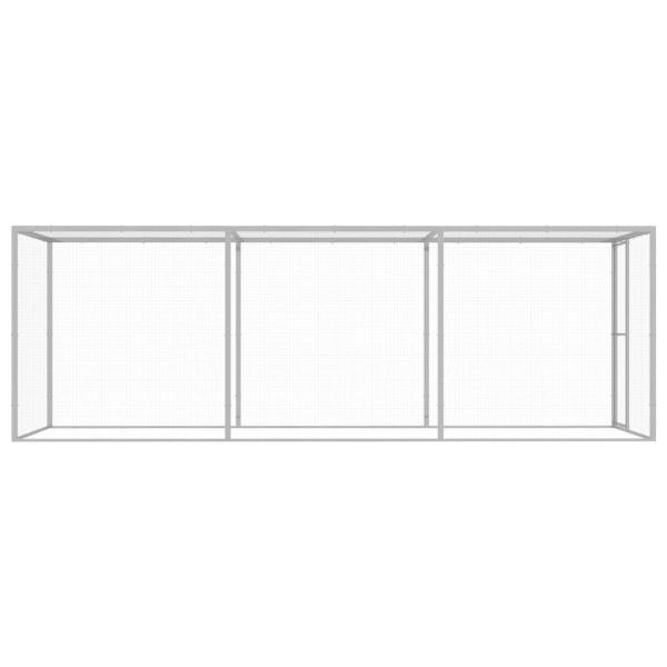 Katzenkäfig 4,5x1,5x1,5 m Verzinkter Stahl