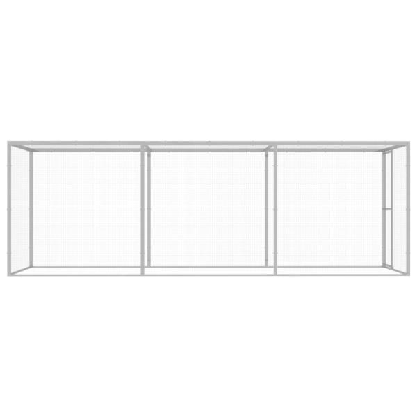 Katzenkäfig 4,5x1,5x1,5 m Verzinkter Stahl