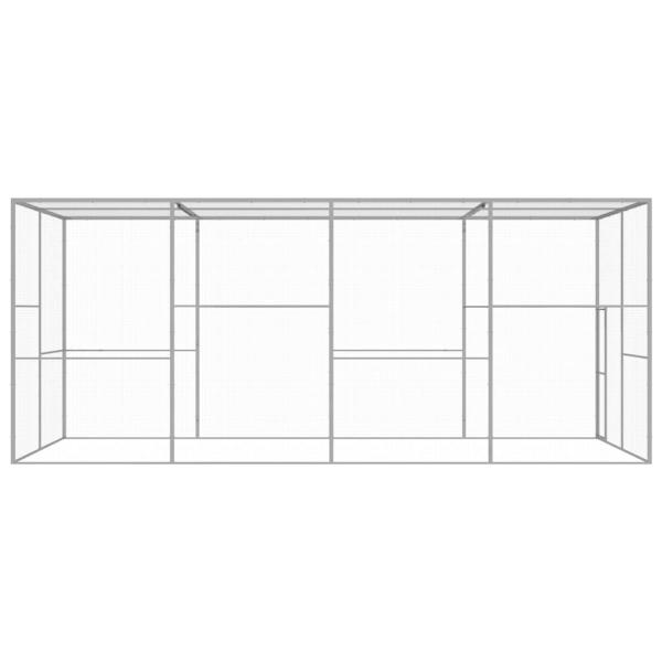 Katzenkäfig 6x3x2,5 m Verzinkter Stahl