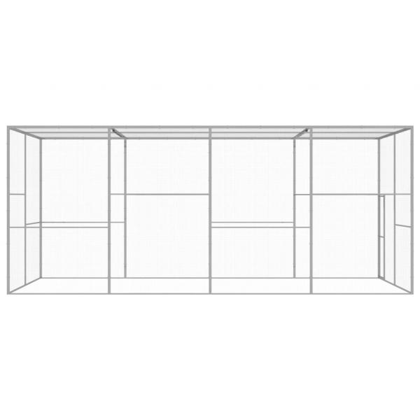 Katzenkäfig 6x3x2,5 m Verzinkter Stahl