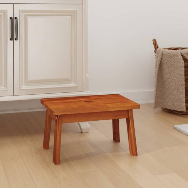 Tritthocker 38x26x22 cm Massivholz Akazie