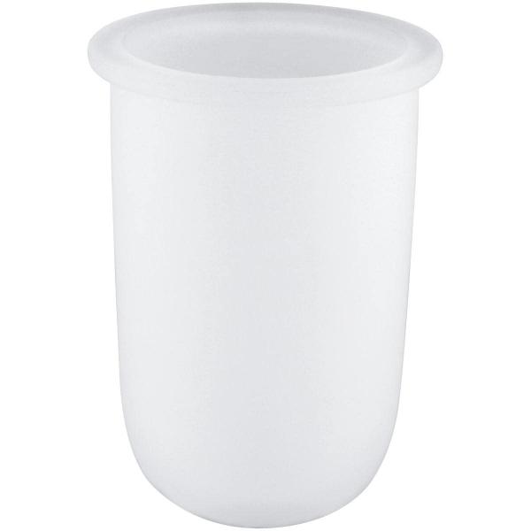 ARDEBO.de GROHE Essentials Ersatzglas für Bürste, daVinci satin weiß (40393000)