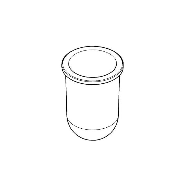 GROHE Essentials Ersatzglas für Bürste, daVinci satin weiß (40393000)