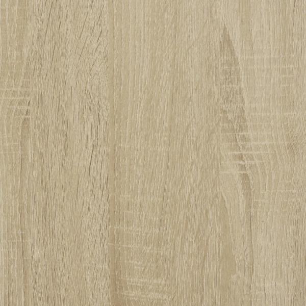 ARDEBO.de - Couchtisch Sonoma-Eiche 100x50x50 cm Holzwerkstoff und Metall