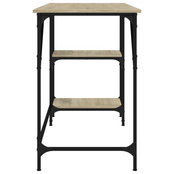 Schreibtisch Sonoma-Eiche 120x50x75 cm Metall Holzwerkstoff