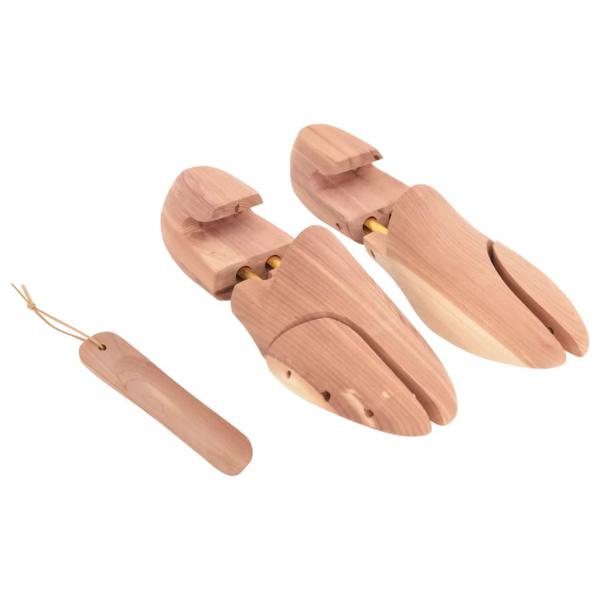 ARDEBO.de - Schuhspanner mit Schuhlöffel EU 36-37 Massivholz Zeder