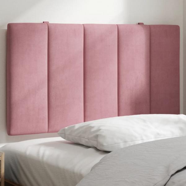 ARDEBO.de - Kopfteil-Kissen Rosa 90 cm Samt