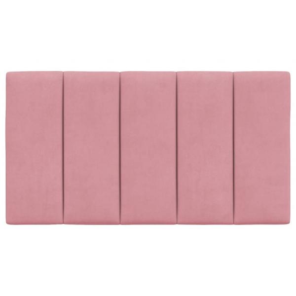 Kopfteil-Kissen Rosa 90 cm Samt