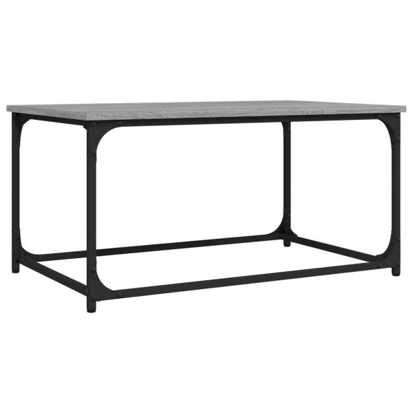 Couchtisch Grau Sonoma 80x50x40 cm Holzwerkstoff und Eisen