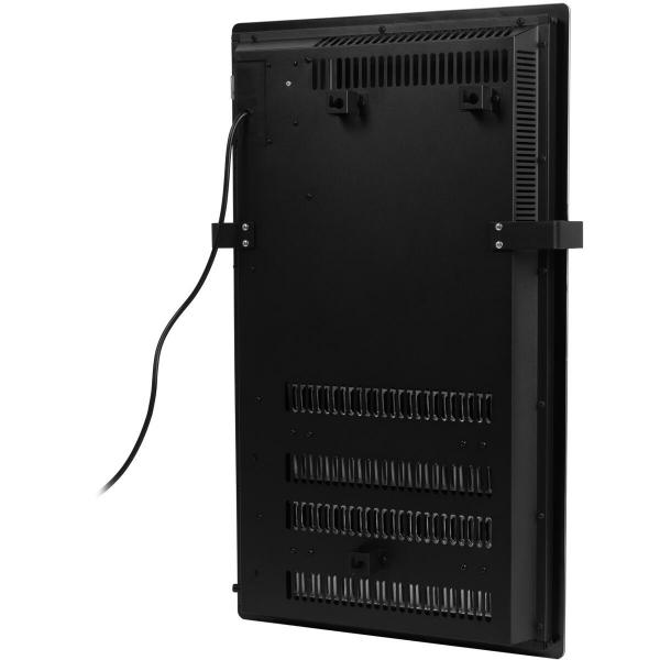 Eurom Badezimmerheizung Alutherm Sani Verre 1200 Wifi, Schwarz (361261)
