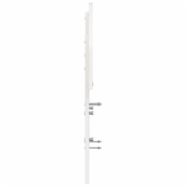Kopfteil Weiß 120 cm Massivholz Kiefer