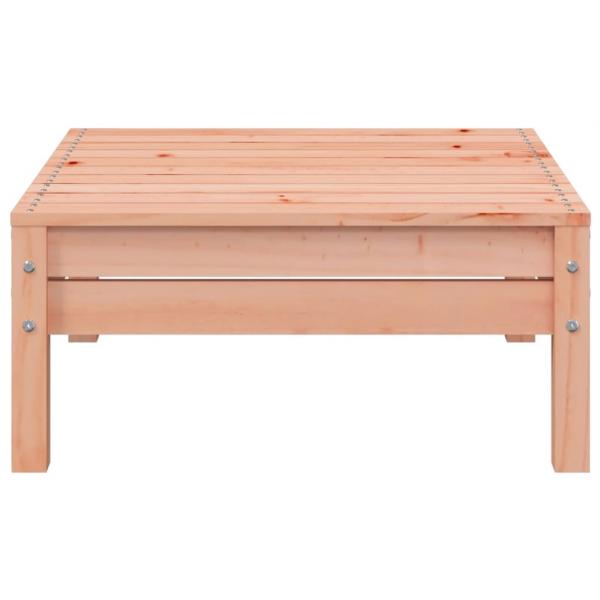 Gartensofa mit Kissen und Fußhocker Massivholz Douglasie
