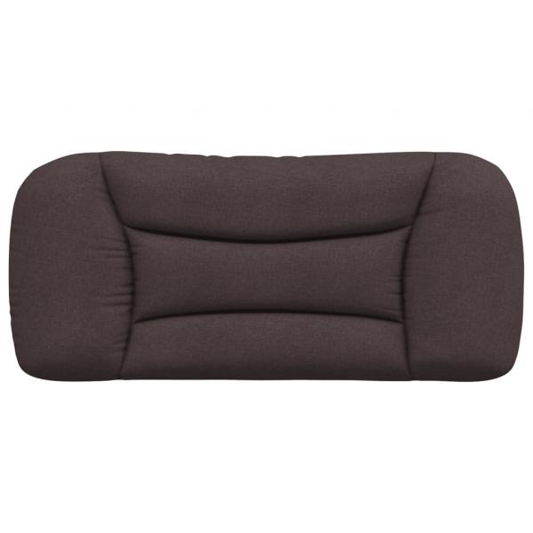 Kopfteil-Kissen Dunkelbraun 80 cm Stoff
