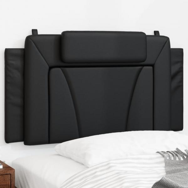 ARDEBO.de - Kopfteil-Kissen Schwarz 100 cm Kunstleder