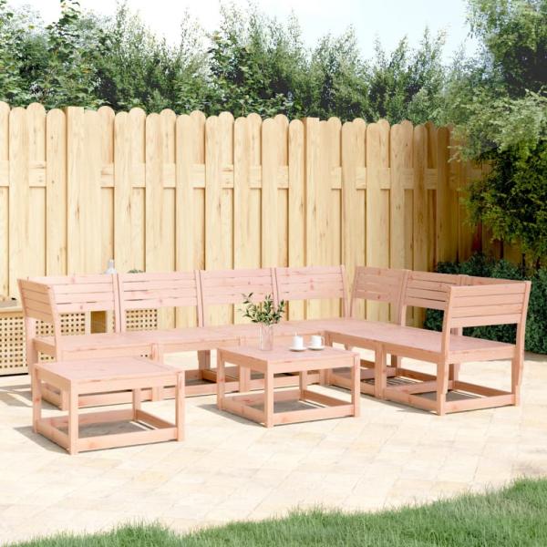 ARDEBO.de - 7-tlg. Garten-Lounge-Set Massivholz Douglasie