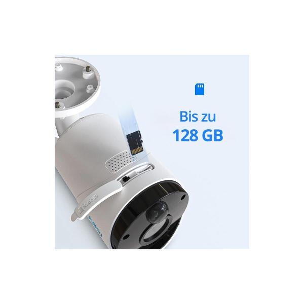 Reolink Argus Series B320 Überwachungskamera, 3MP, PIR-Sensor, WLAN, Wetterfest, weiß