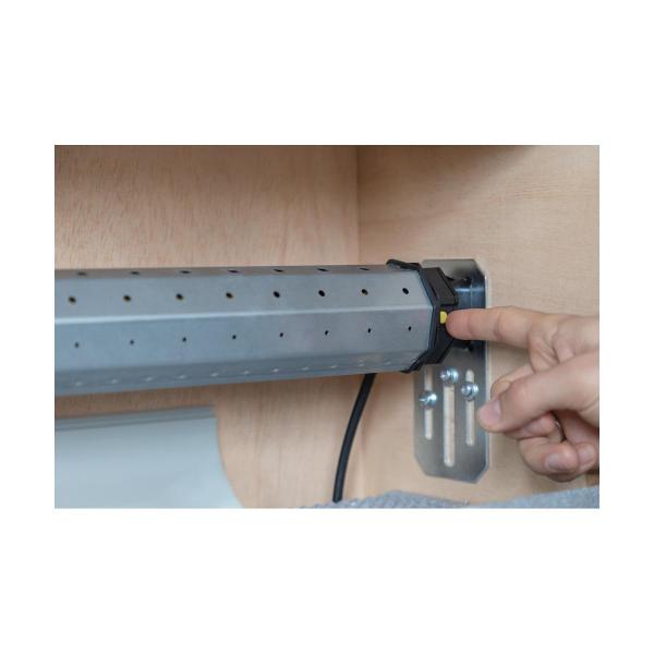 Schellenberg Plus 40 Nm Maxi Rohrmotor, bis 15 m² Fläche, elektronische Endlageneinstellung per Knopfdruck (20740)
