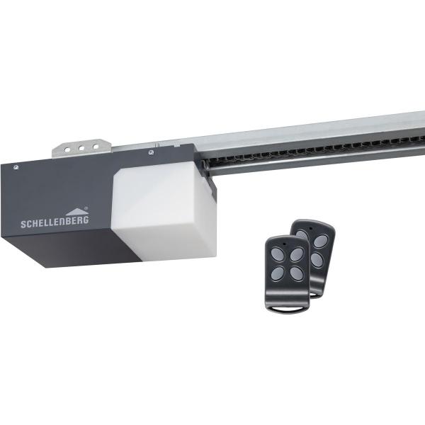 Schellenberg DRIVE Action Garagentorantrieb, Zugkraft 500 N, 433 MHz, Endlageneinstellung Vollautomatisch (60920)
