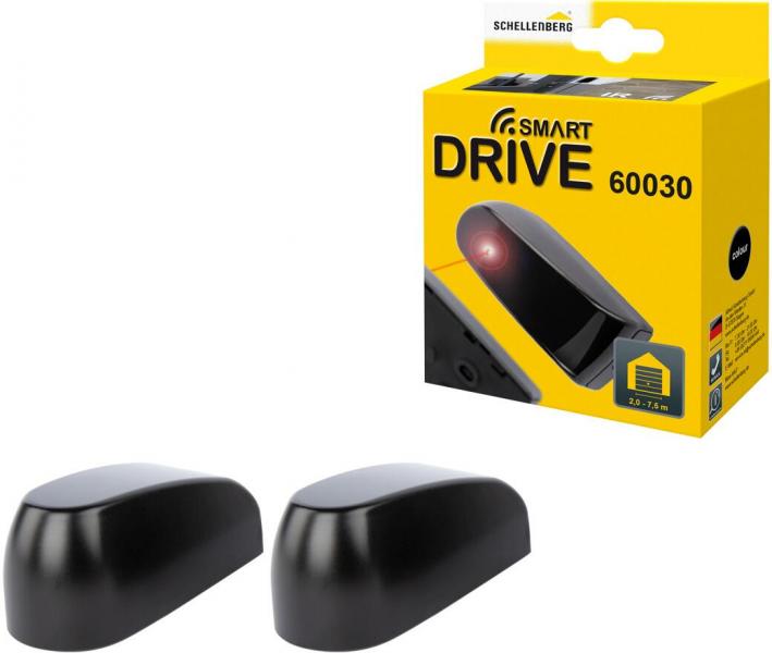ARDEBO.de Schellenberg Lichtschranke für Torantriebe, 2-teiliges Set, schwarz (60030)