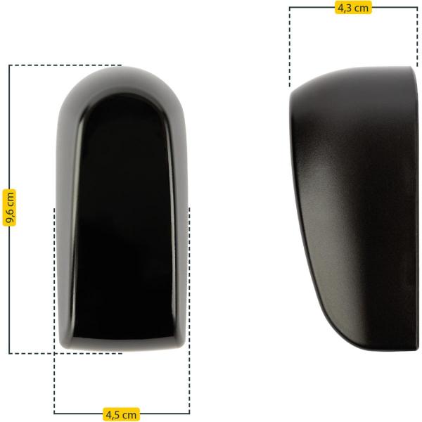 Schellenberg Lichtschranke für Torantriebe, 2-teiliges Set, schwarz (60030)