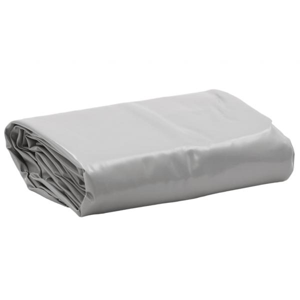 ARDEBO.de - Abdeckplane Grau Ø 3 m 650 g/m²