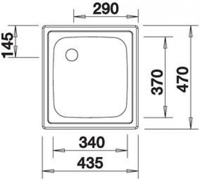 Blanco Top EE 4x4 Edelstahlspüle ohne Ablaufgarnitur, Edelstahl Naturfinish (501065)