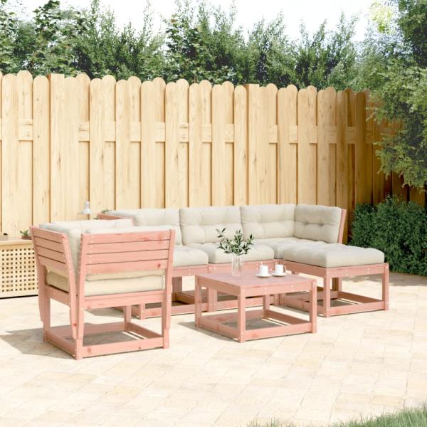 ARDEBO.de - 5-tlg. Garten-Lounge-Set mit Kissen Massivholz Douglasie