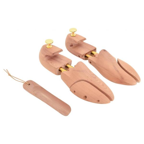 ARDEBO.de - Schuhspanner mit Schuhlöffel EU 38-39 Massivholz Zeder