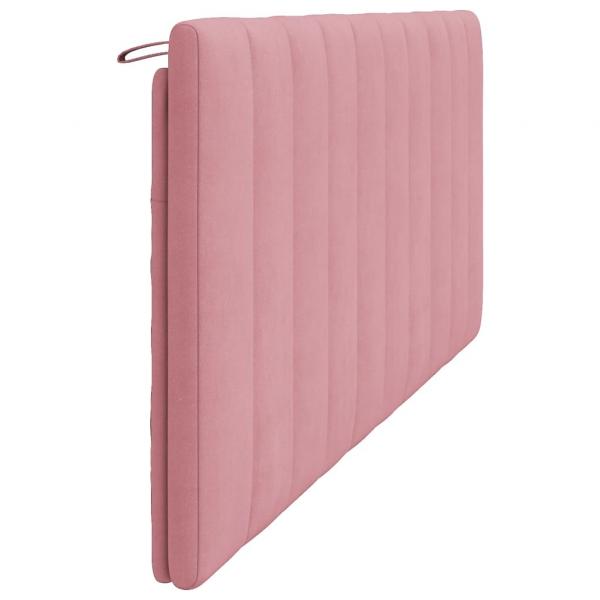 Kopfteil-Kissen Rosa 200 cm Samt
