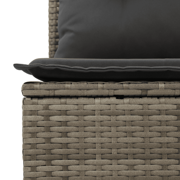 Patio Sofa Set 6-Sitzer Grey