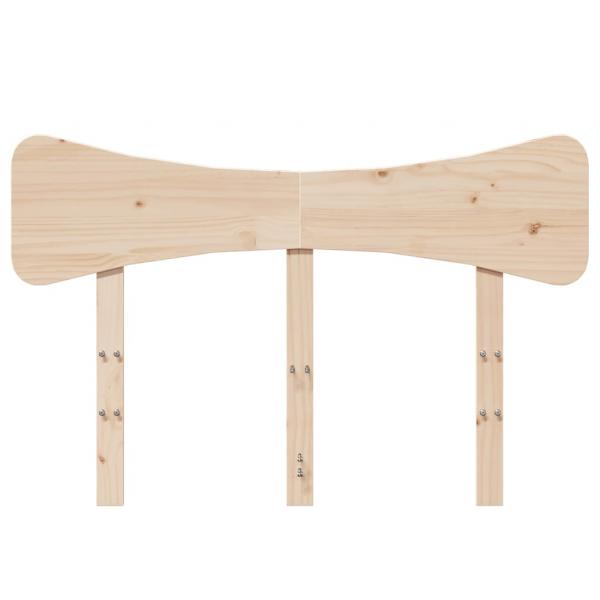 Kopfteil 135 cm Massivholz Kiefer