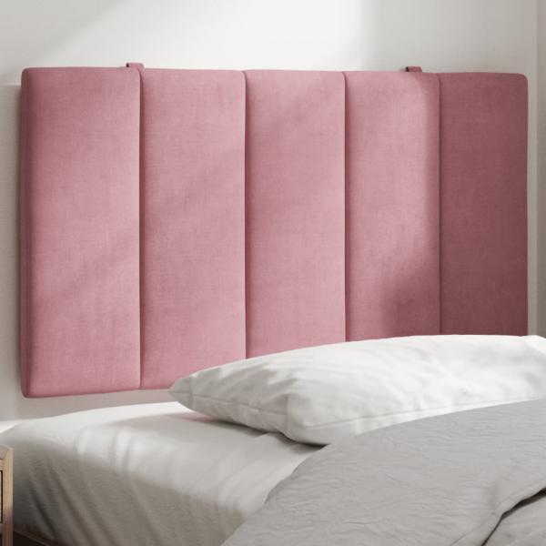 ARDEBO.de - Kopfteil-Kissen Rosa 80 cm Samt