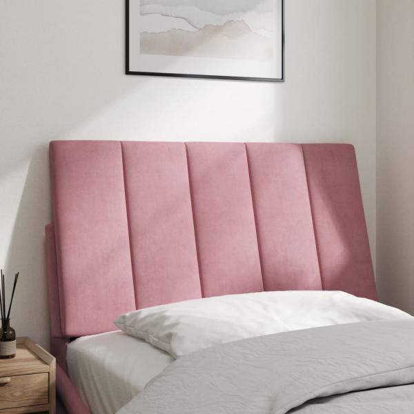Kopfteil-Kissen Rosa 80 cm Samt