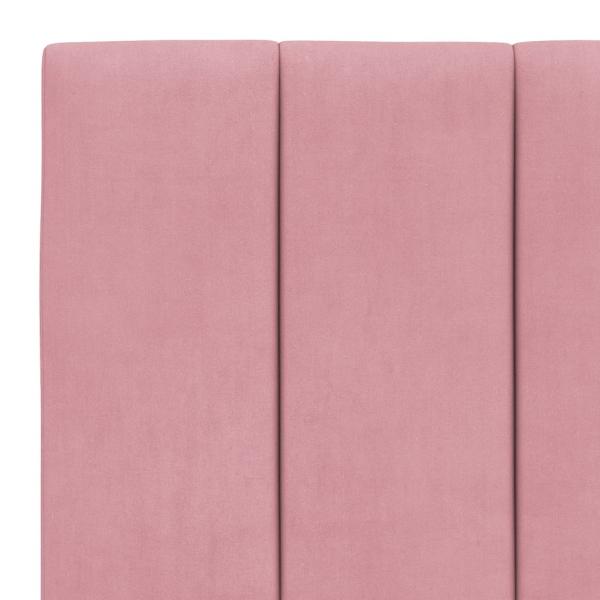 Kopfteil-Kissen Rosa 80 cm Samt