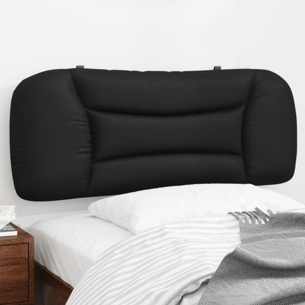 ARDEBO.de - Kopfteil-Kissen Schwarz 100 cm Kunstleder