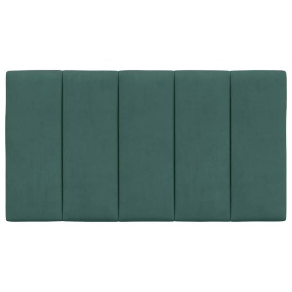 Kopfteil-Kissen Dunkelgrün 90 cm Samt